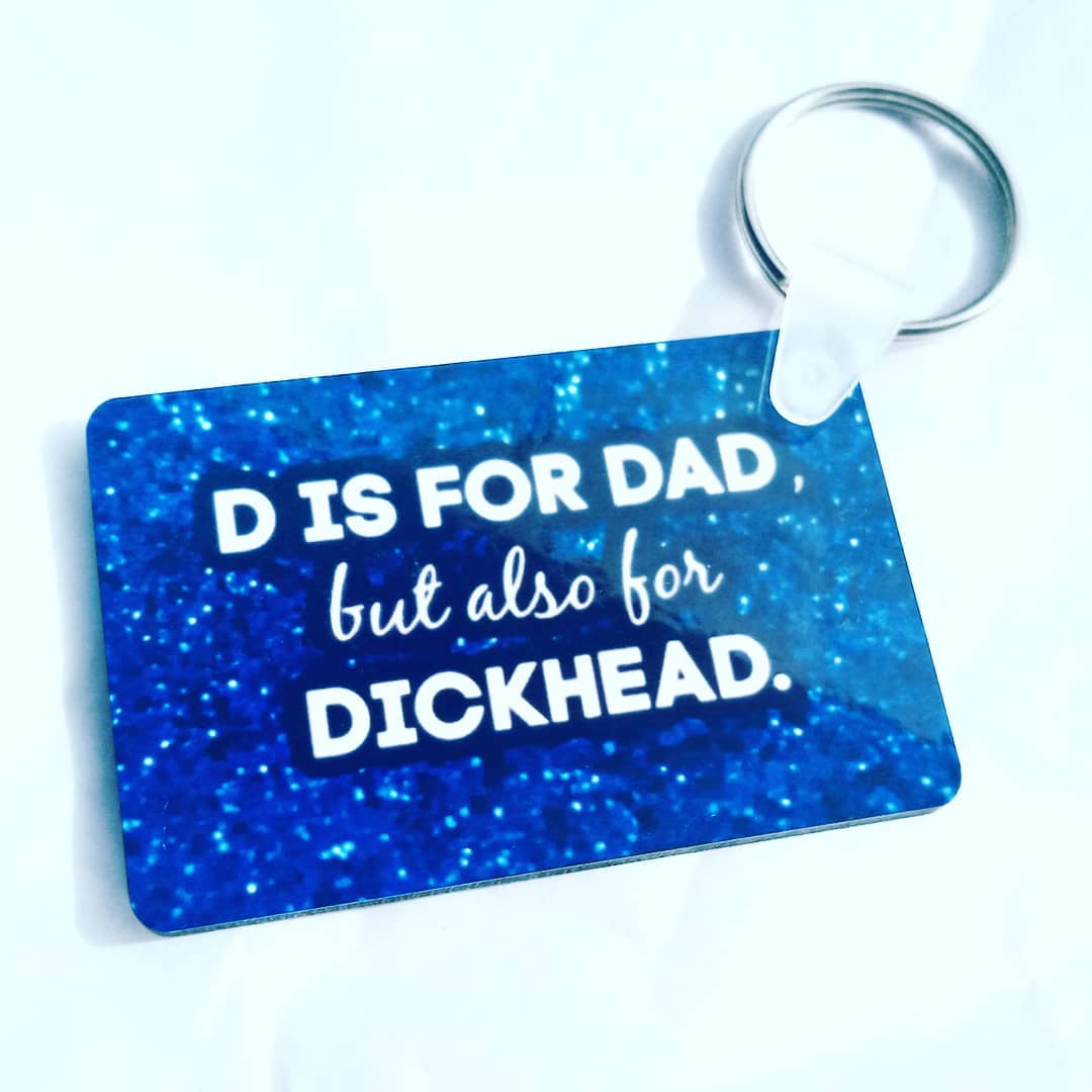 D is fort Dad Key Ring