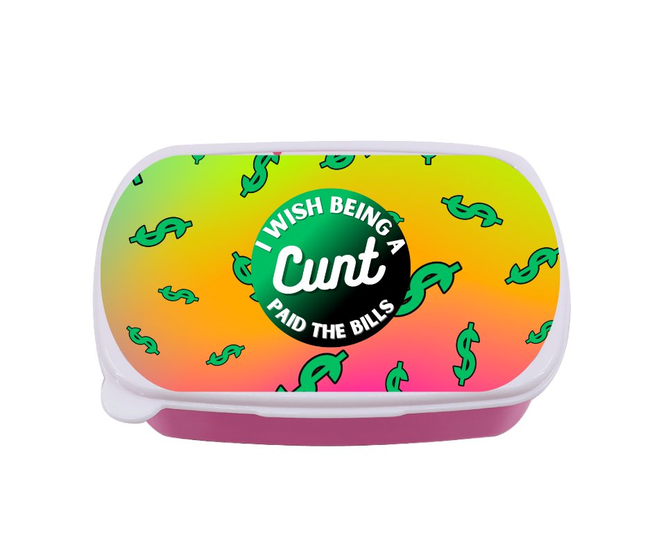 Adult Lunch Box - I'm high and you're still a cunt