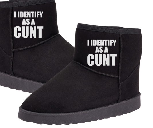 Slipper boots - I identify as a cunt