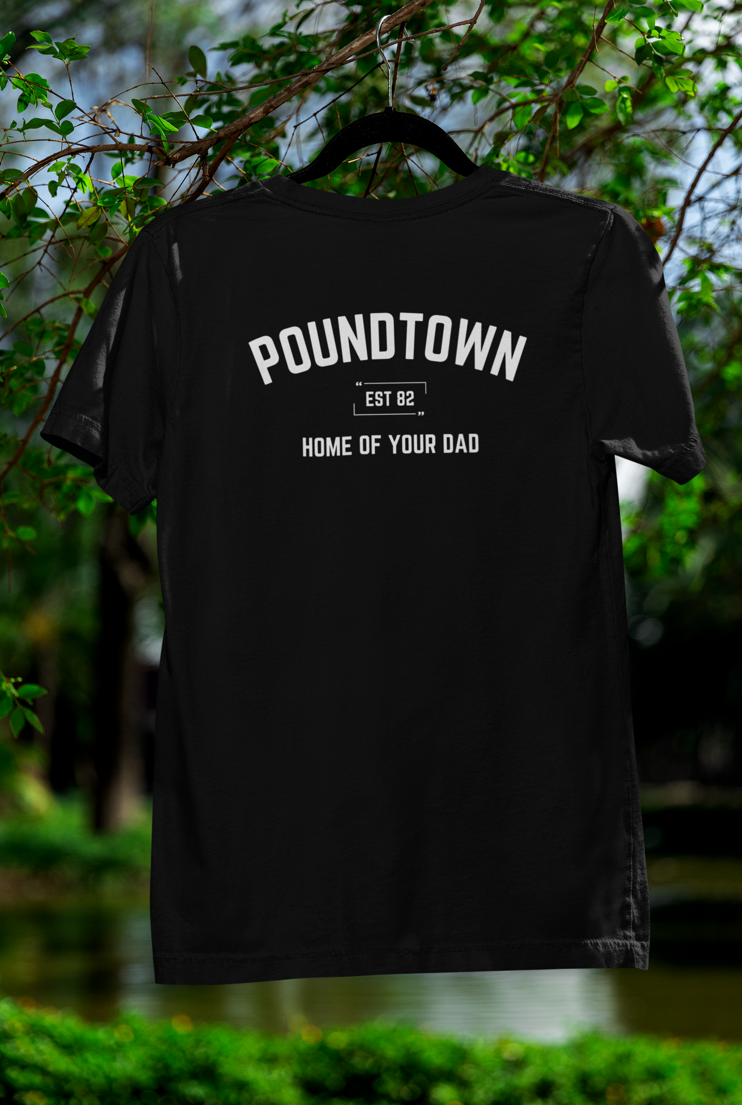 Poundtown! - Black TEE - UNISEX MUM/DAD